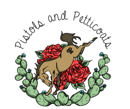 Pistols and Petticoats logo