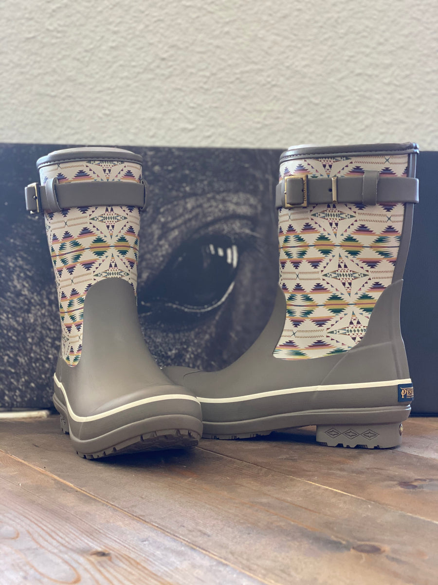 Pendleton short cheap rain boots