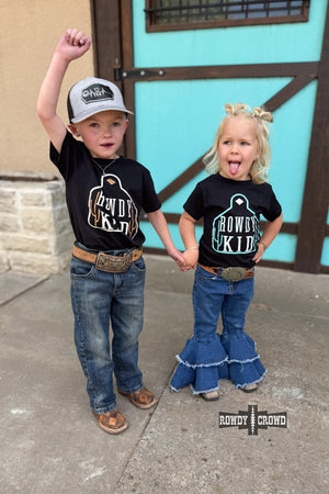 BROWN- Rowdy Kid Tee