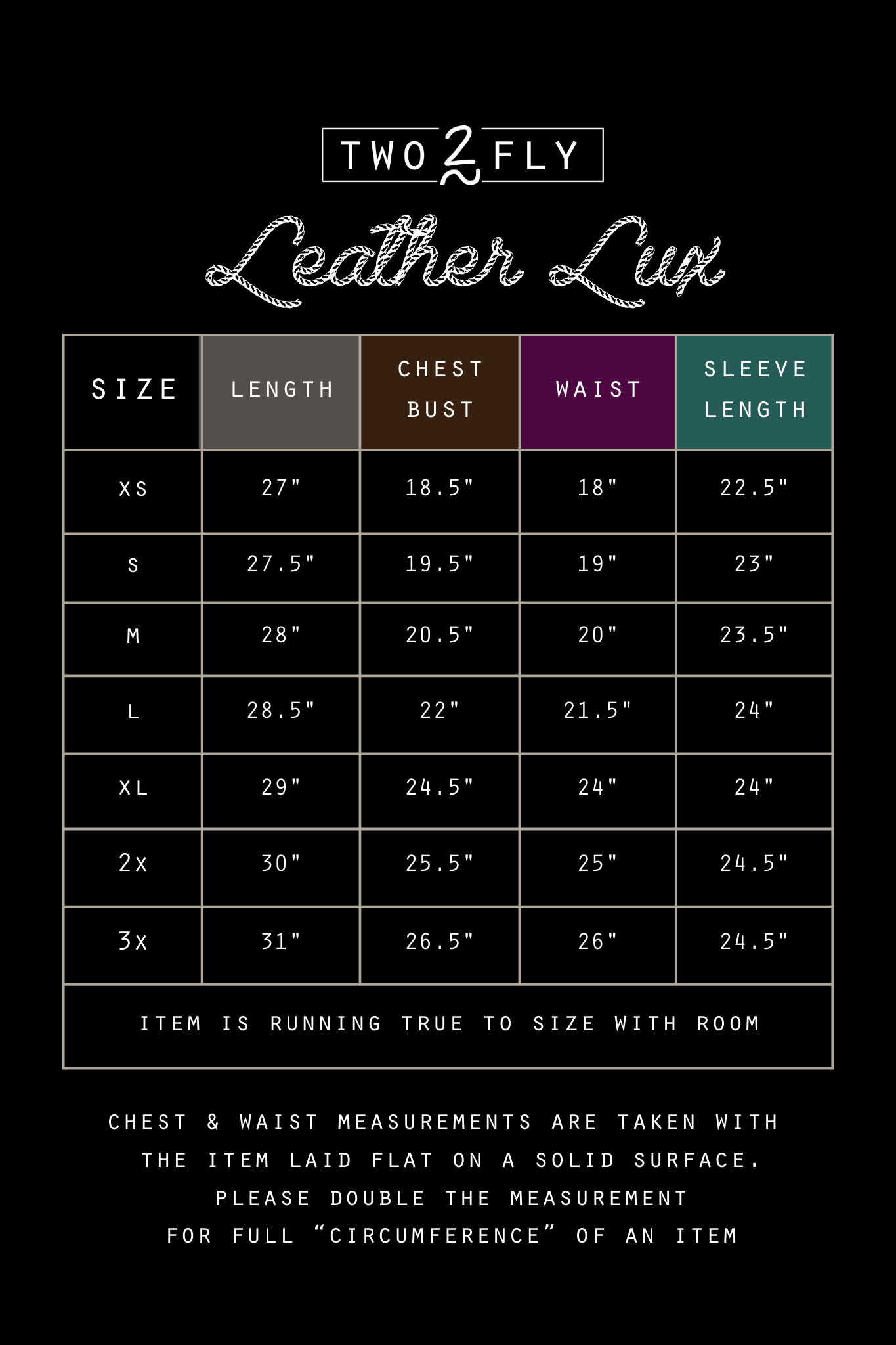 LEATHER LUX * MIDNIGHT [2X/3X ONLY]