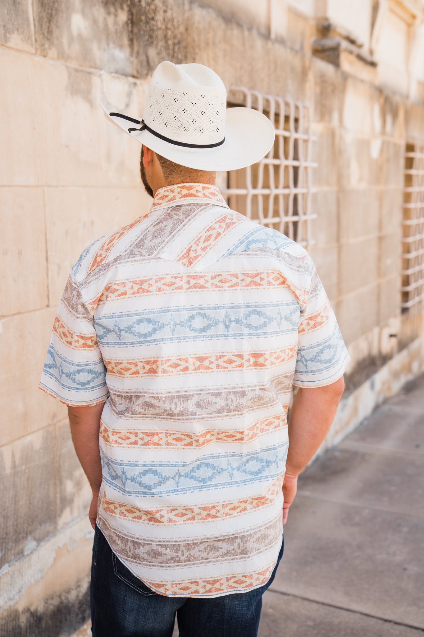 Alta Aztec Mens Short Sleeve Shirt - Pistols and Petticoats