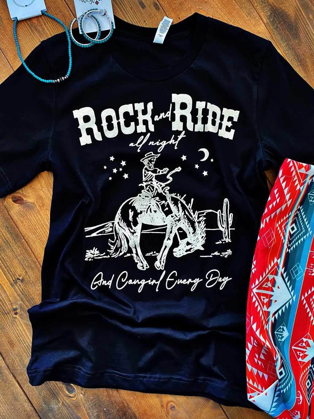 Rock and Ride Graphic Tee - Pistols and Petticoats