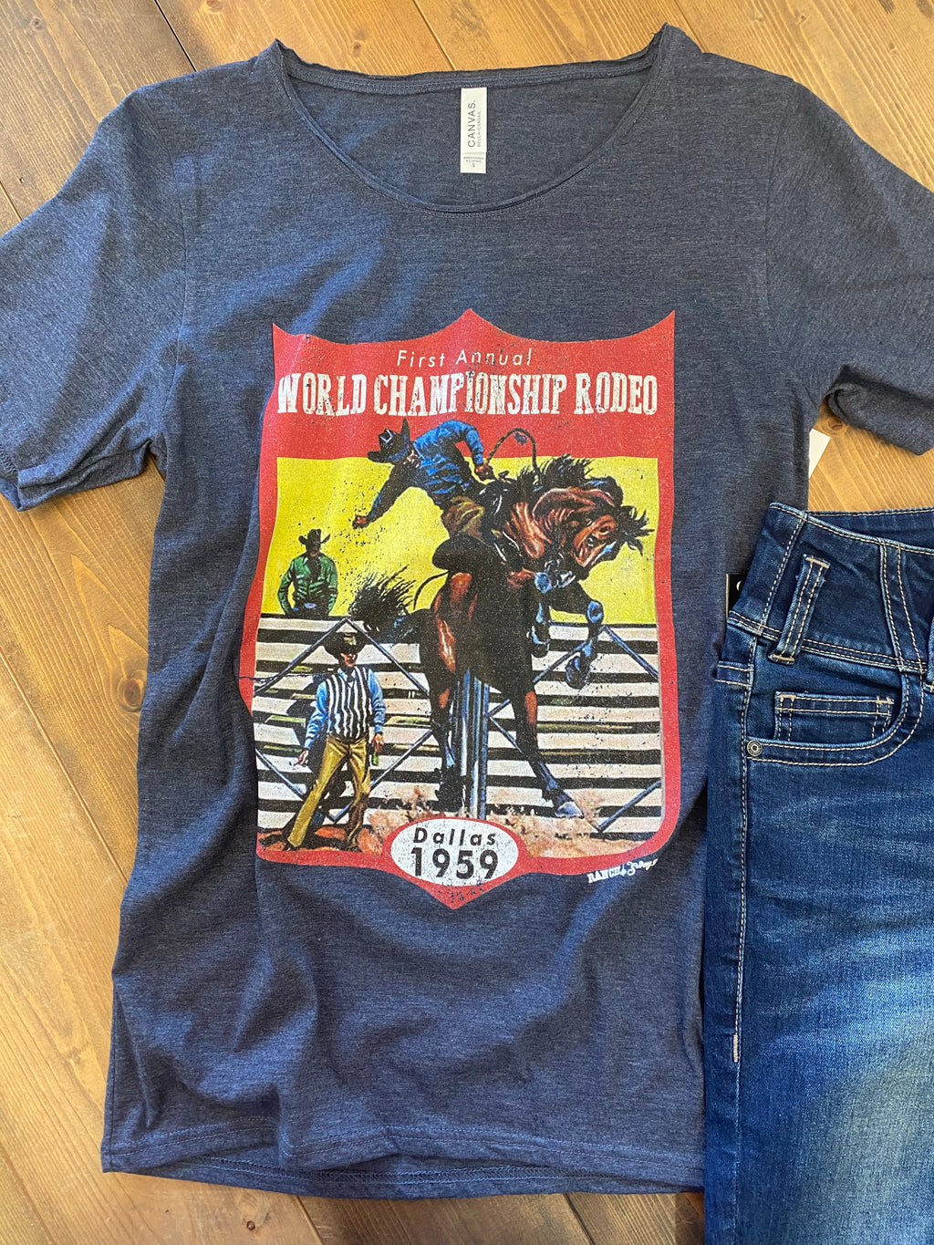 World Championship Rodeo Graphic Tee - Pistols and Petticoats