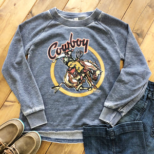 Cowboy Circle Sweatshirt - Pistols and Petticoats
