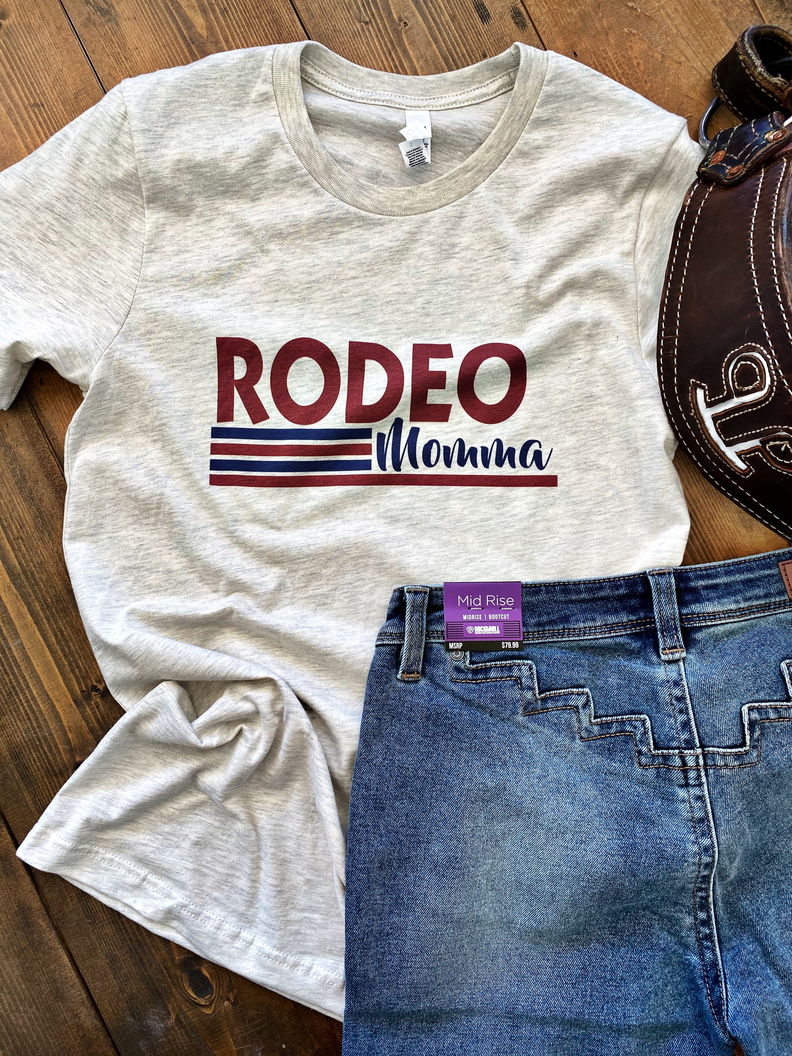 Rodeo Momma Graphic Tee - Pistols and Petticoats
