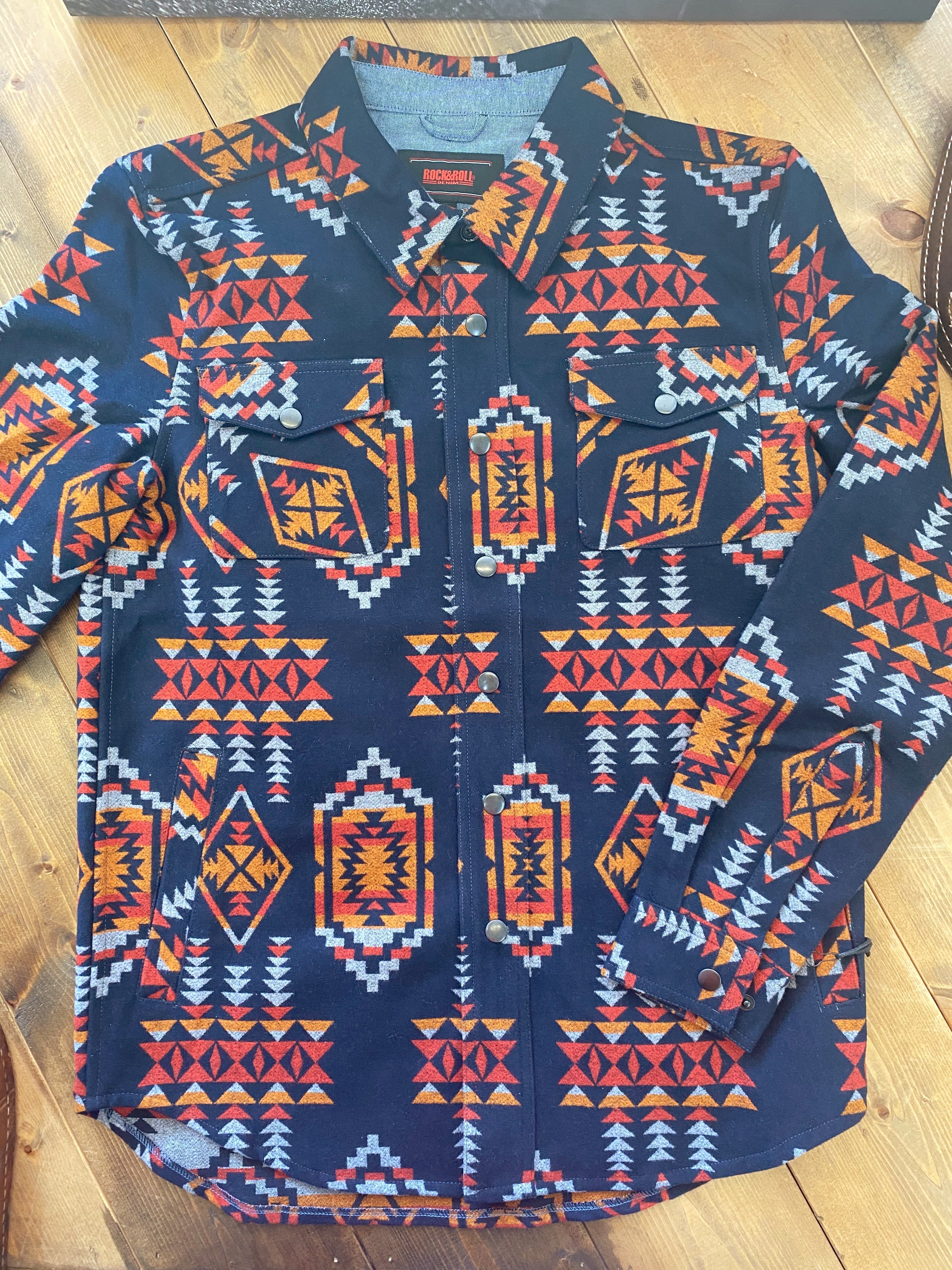 Men's Aztec Sweater Jacket - Pistols and Petticoats