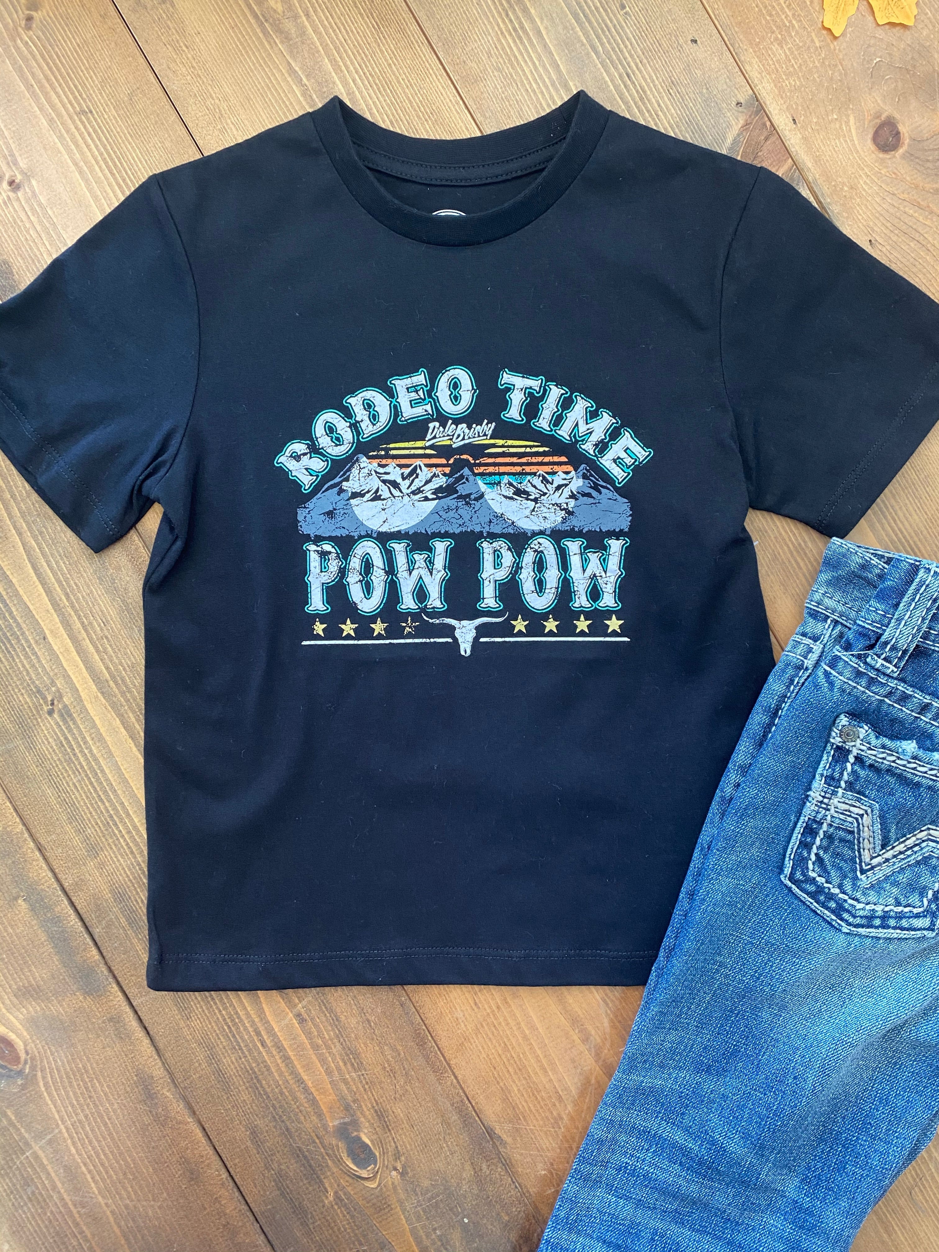 Boy's Rodeo Time Graphic Tee - Pistols and Petticoats