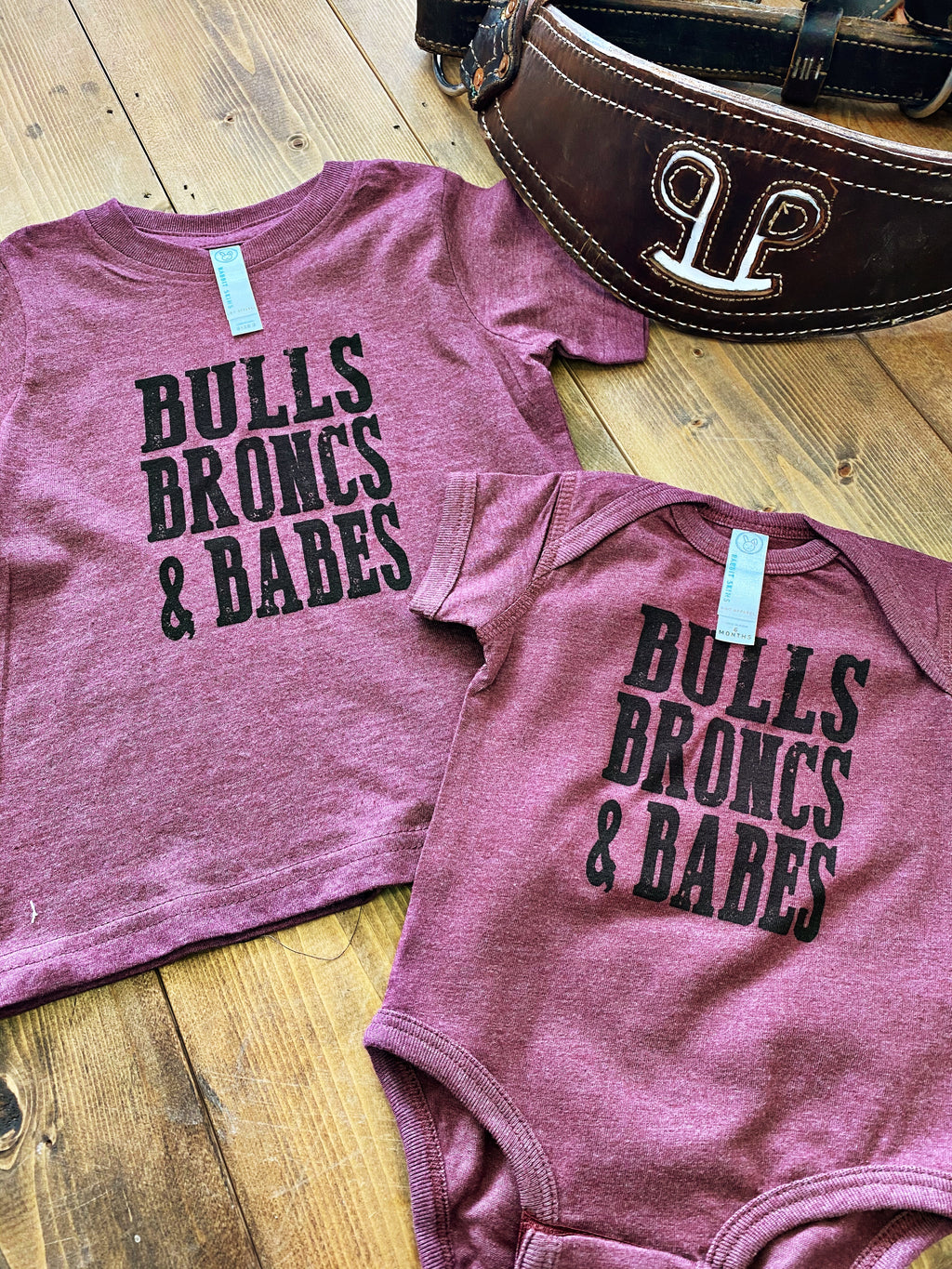 Bulls, Broncs & Babes Baby/Toddle/Youth Graphic Tee - Pistols and Petticoats